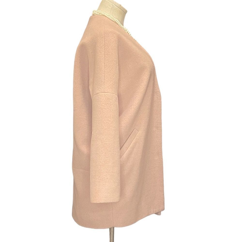 Chic Blush Rose Button-Front Jacket - Picture 2 of 3